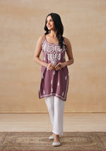 Load image into Gallery viewer, Mahiya Strappy Chikankari Kurti