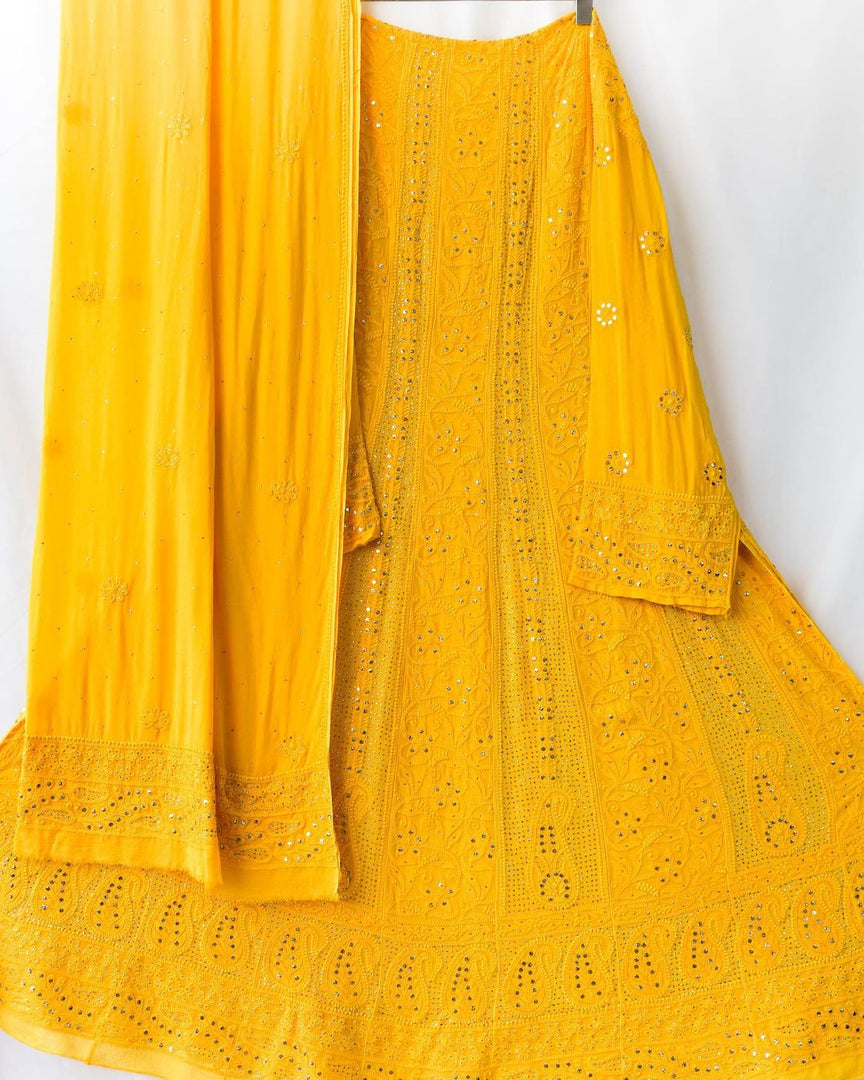 Shagun Viscose Heavy Anarkali & Dupatta Set