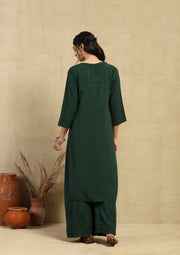 Kalira Rayon Mukaish Chikankari Kurti Set