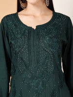Load image into Gallery viewer, Aqsa Premium Chikankari Kurti Set
