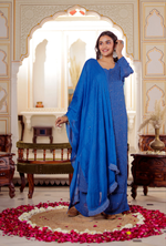 Load image into Gallery viewer, Nagma Premium Chikankari Mukaish Kurti Set
