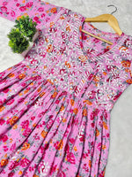 Load image into Gallery viewer, Gulfam Side Choli Mul Mul Gown
