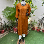 Load image into Gallery viewer, Ulfat Rayon Mukaish Chikankari Kurti