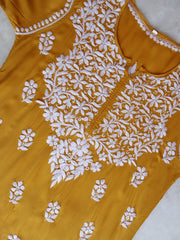 Najuk Modal Chikankari Straight Kurti