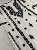 Load image into Gallery viewer, Pratha 3D Chikankari Muslin Kurta
