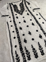 Load image into Gallery viewer, Pratha 3D Chikankari Muslin Kurta
