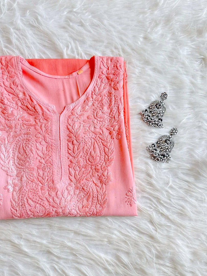 Riva Ombre Chikankari Kurti