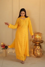 Load image into Gallery viewer, Nagma Premium Chikankari Mukaish Viscose Set
