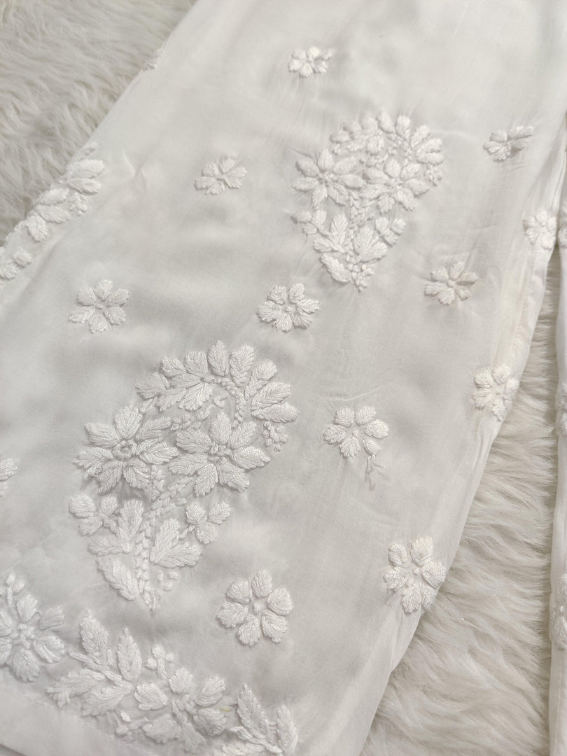 Modal Cotton Chikankari Pallazo