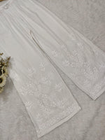 Load image into Gallery viewer, Modal Cotton Chikankari Pallazo
