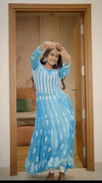 Load image into Gallery viewer, Premika Flared 56 Kali Anarkali Dress

