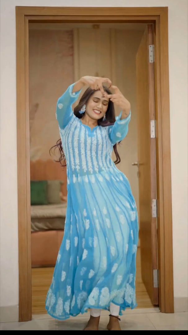 Premika Flared 56 Kali Anarkali Dress