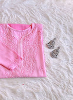 Load image into Gallery viewer, Riva Ombre Chikankari Kurti
