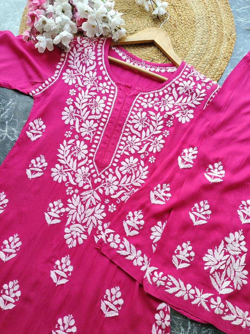 Daniya Premium Chikankari Rayon Co-ord Sets