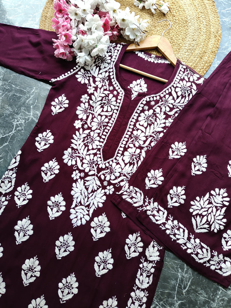 Daniya Premium Chikankari Rayon Co-ord Sets