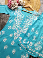 Load image into Gallery viewer, Daniya Premium Chikankari Rayon Co-ord Sets
