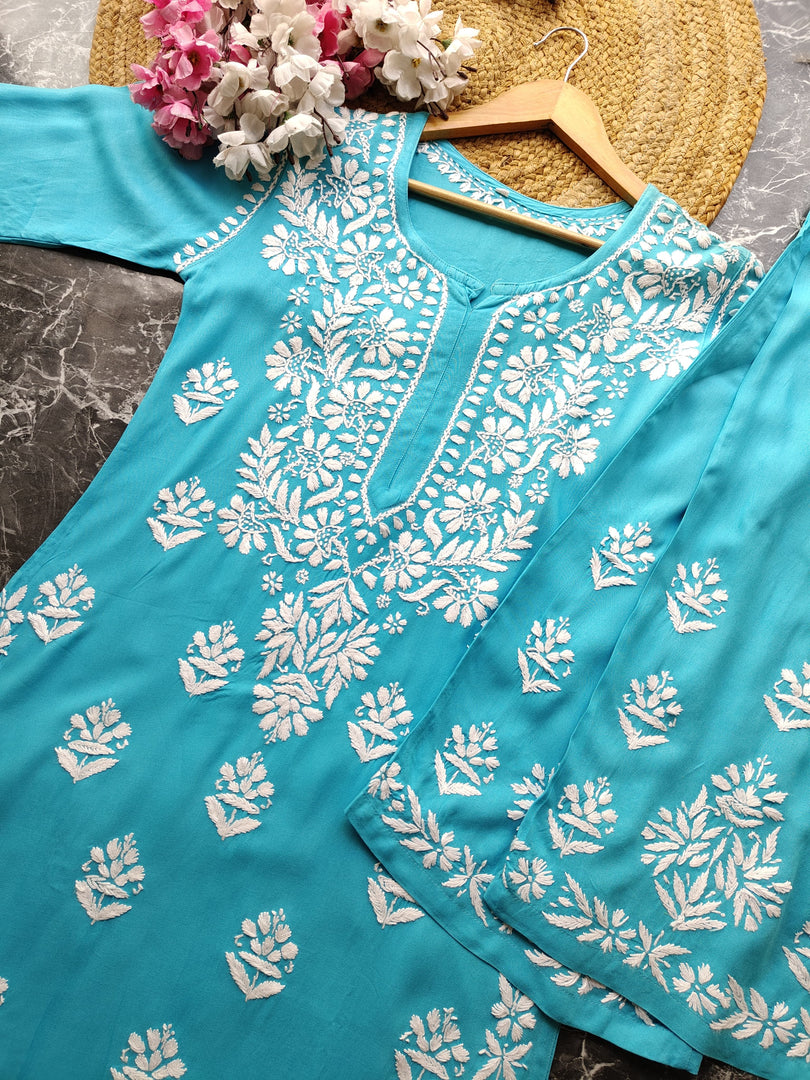 Daniya Premium Chikankari Rayon Co-ord Sets