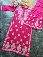 Load image into Gallery viewer, Daniya Premium Chikankari Rayon Co-ord Sets
