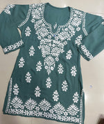 Load image into Gallery viewer, Ayesha Premium Chikankari Short Kurti
