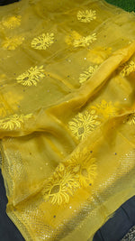 Load image into Gallery viewer, Pure Organza Silk Luxury Saree