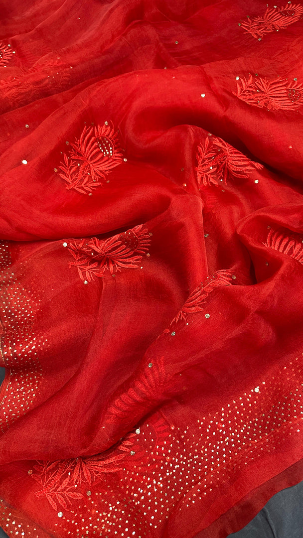 Pure Organza Silk Luxury Saree