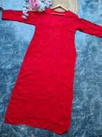 Load image into Gallery viewer, Arsh Premium Viscose Chikankari Kurti
