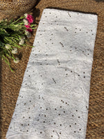 Load image into Gallery viewer, Noorie Chikankari Mukaish Kurta Fabric White