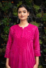 Load image into Gallery viewer, Hayat Chikankari Kurti Set