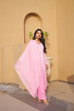 Load image into Gallery viewer, Nagma Premium Chikankari Mukaish Viscose Set
