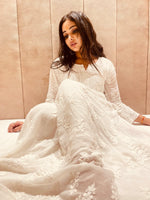 Load image into Gallery viewer, Sneh Premium Viscose Chikankari Gown