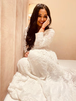 Load image into Gallery viewer, Sneh Premium Viscose Chikankari Gown