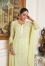 Load image into Gallery viewer, Nagma Premium Chikankari Mukaish Viscose Set
