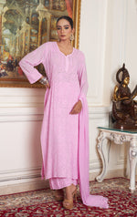 Load image into Gallery viewer, Nagma Premium Chikankari Mukaish Viscose Set
