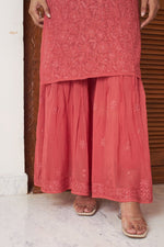 Load image into Gallery viewer, Fiza Designer Mukaish Chikankari Noodle Gharara Set
