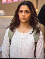 Load image into Gallery viewer, Vani Chikankari White Cotton Straight Kurta
