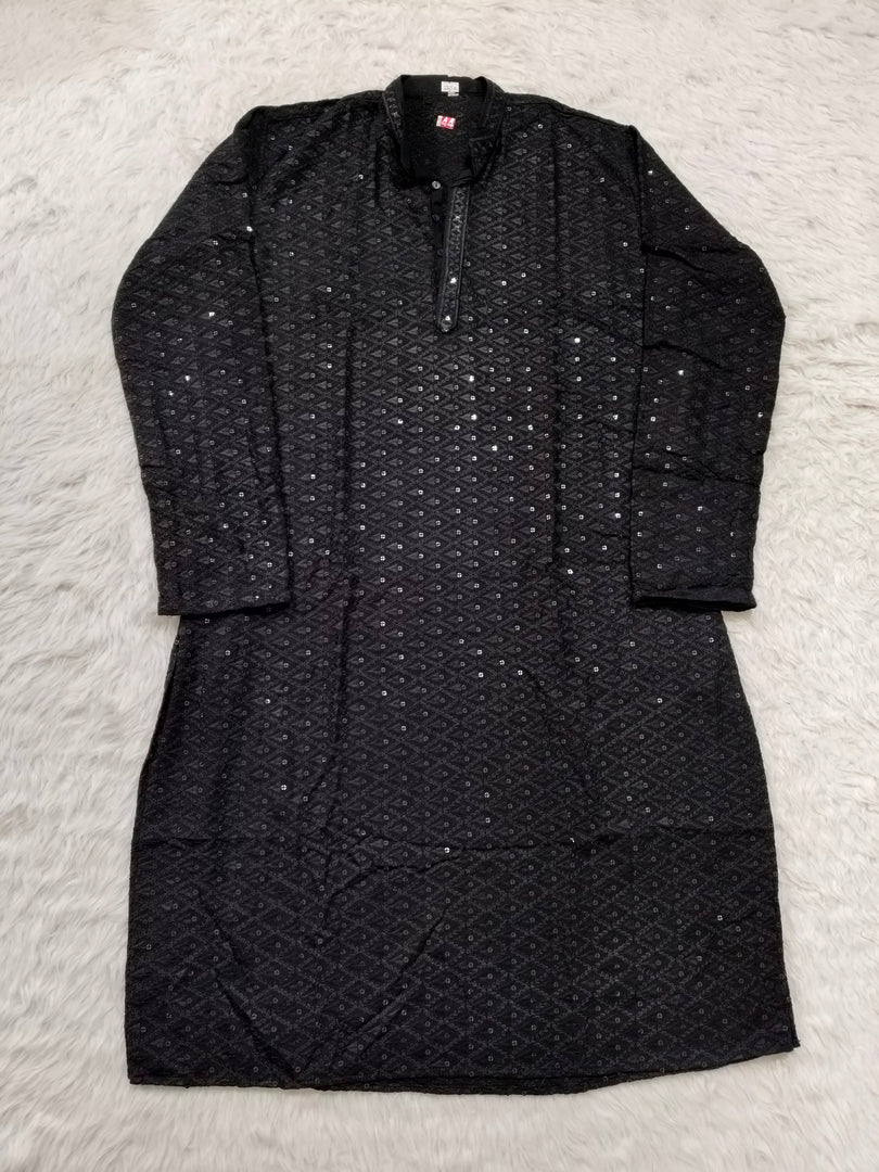 Mens Kurta & Pyjama - The Lucknowi Chikan 