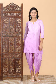 Sadagi Chanderi Chikankari Dhoti Set