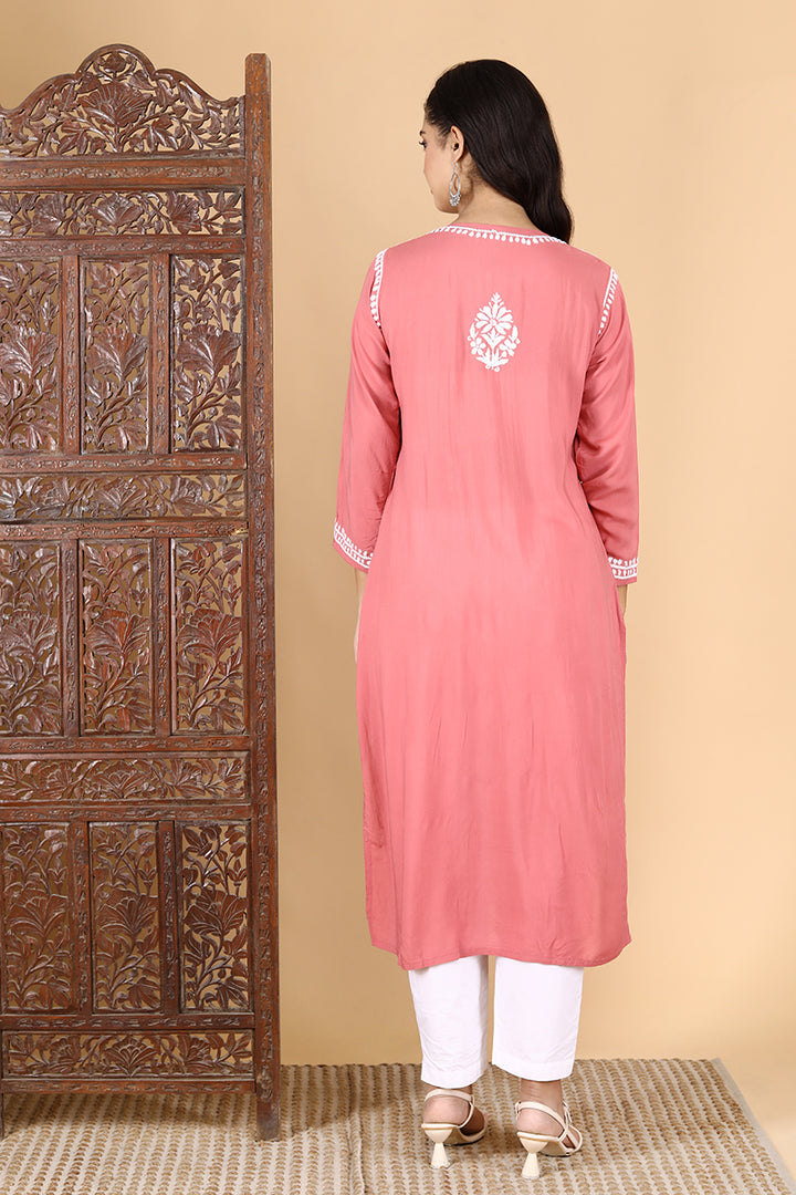 Saba Premium Modal Chikankari Kurti