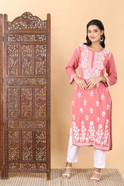 Saba Premium Modal Chikankari Kurti