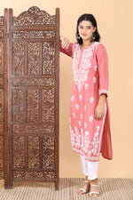 Load image into Gallery viewer, Saba Premium Modal Chikankari Kurti
