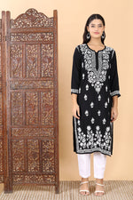 Load image into Gallery viewer, Saba Premium Modal Chikankari Kurti

