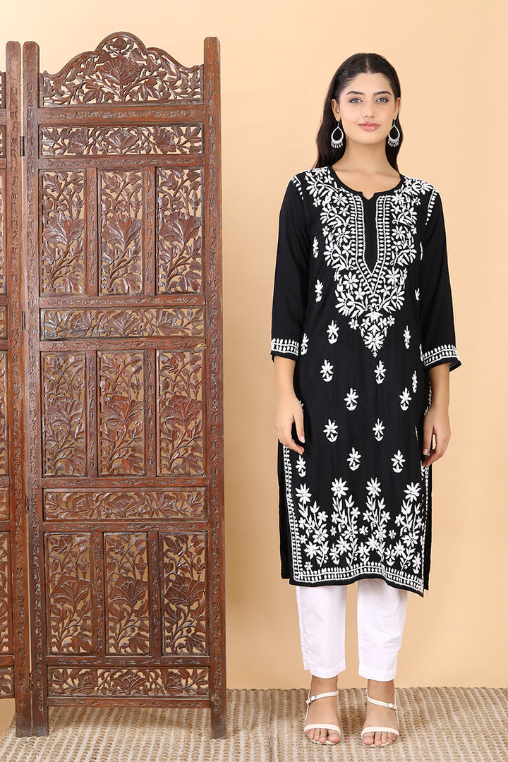 Saba Premium Modal Chikankari Kurti