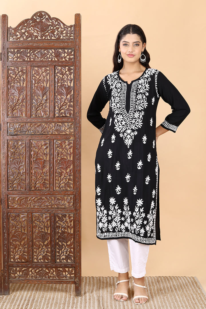 Saba Premium Modal Chikankari Kurti