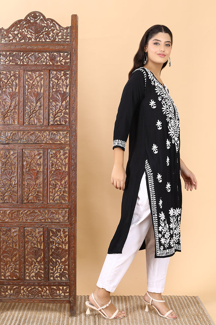 Saba Premium Modal Chikankari Kurti