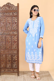 Saba Premium Modal Chikankari Kurti
