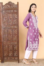 Saba Premium Modal Chikankari Kurti
