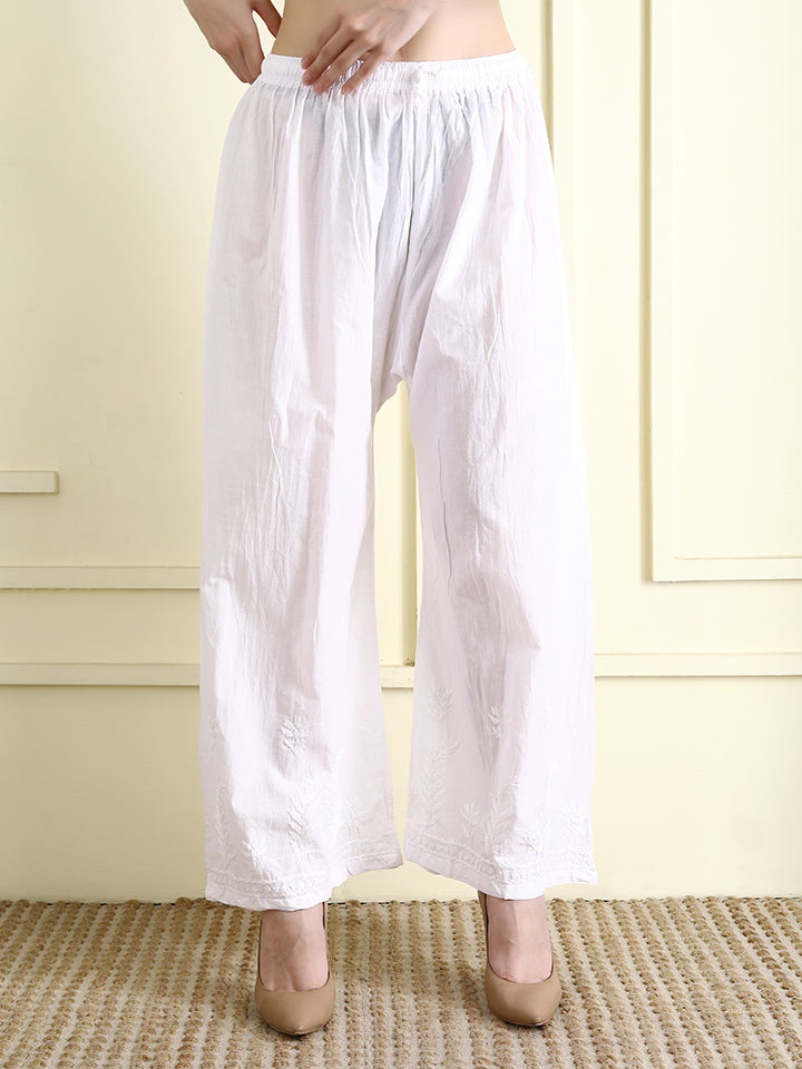 Dolly Cotton Chikankari Pallazo.