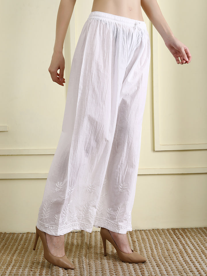 Dolly Cotton Chikankari Pallazo.