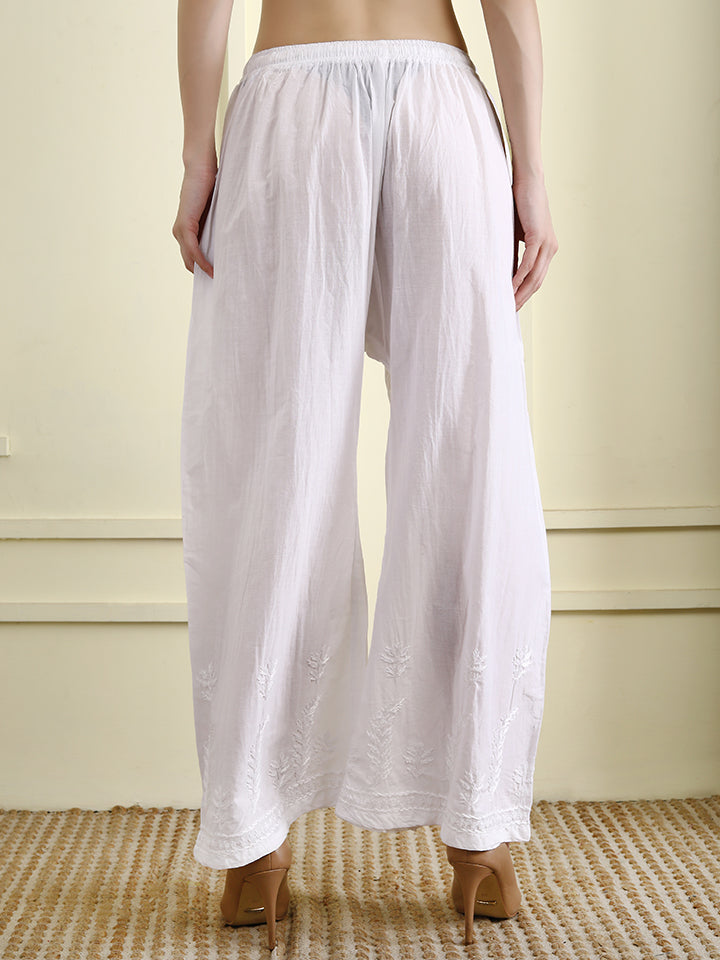 Dolly Cotton Chikankari Pallazo.
