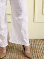 Load image into Gallery viewer, Dolly Cotton Chikankari Pallazo.
